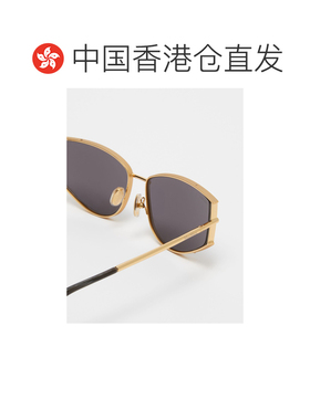 1h可退 香港直邮MAX MARA 女士太阳镜 2524806086001 SS2025 金色