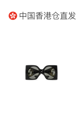 自营GUCCI 女士眼镜 733325J07401012 SS2023 灰色 方框太阳镜