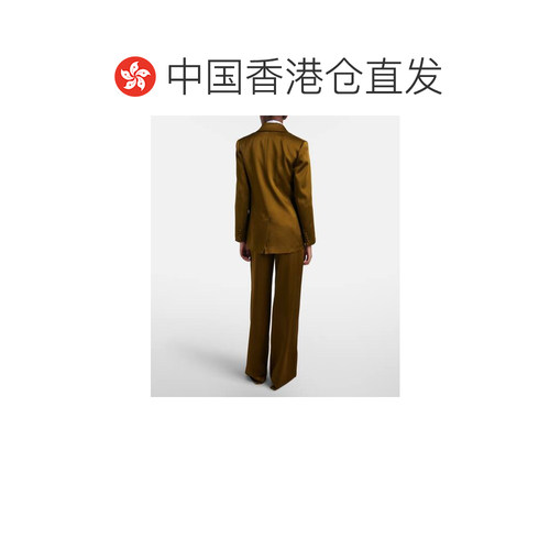 1h可退 香港直邮MaxMara 麦斯玛拉 女士 Cono 缎面阔腿裤 - 图1