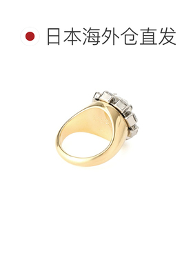 日本直邮MM6 Maison Margiela 女士戒指 金色 大码