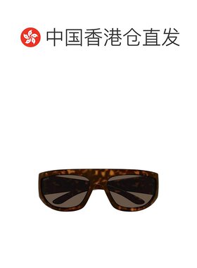 1h可退 香港直邮Gucci 古驰 男士 几何框太阳镜 GG1574S brown棕