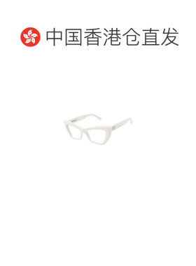 1h可退 香港直邮BALENCIAGA 女士太阳镜 BB0296O003 SS2025 白色