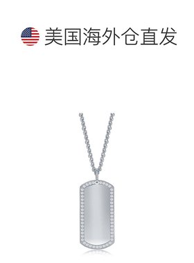 自营blackjack不锈钢 CZ 狗牌 ID 项链 美国奥莱直发