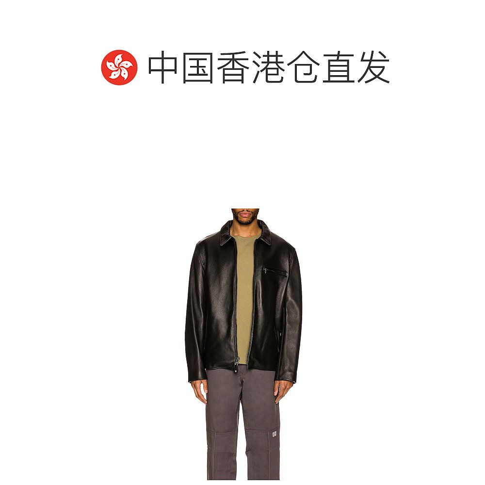 香港直邮潮奢 Schott 男士 衣领羔羊皮夹克 246 - 图1