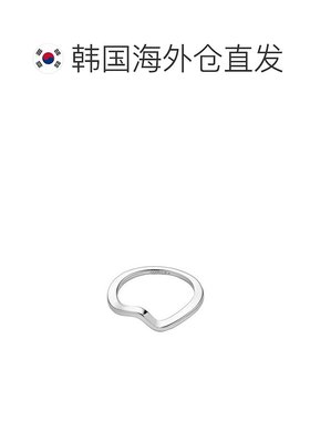 韩国直邮PANDORA 193095C00 Moment 抛光波浪银戒指潘多拉