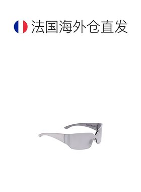 自营欧洲直邮Balenciaga巴黎世家 Mono Square女士银色方形太阳眼