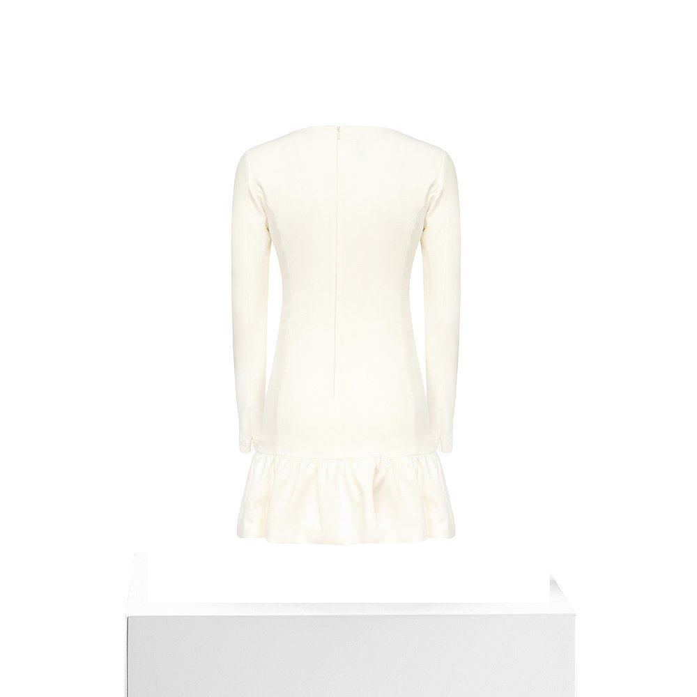 香港直邮PINKO 女士连衣裙 105769A15MZ05 AW2025 白色 Round-Nec - 图3