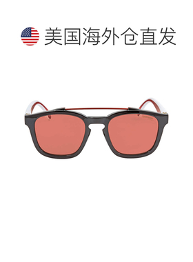 自营Carrera Burgundy Square Unisex Sunglasses CARRERA 1011/S