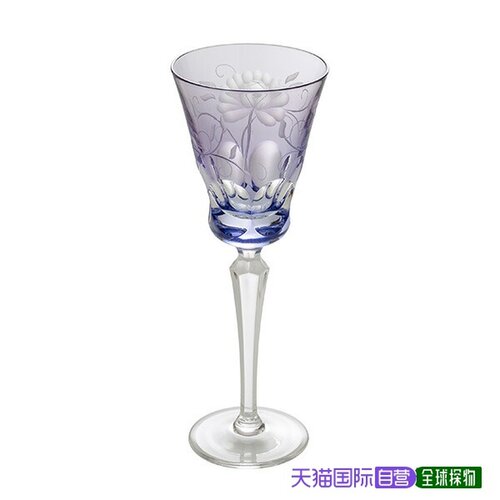 日本直邮Alschutz Crystal 270ml 水晶葡萄酒杯 [34518] 紫色 高 - 图0