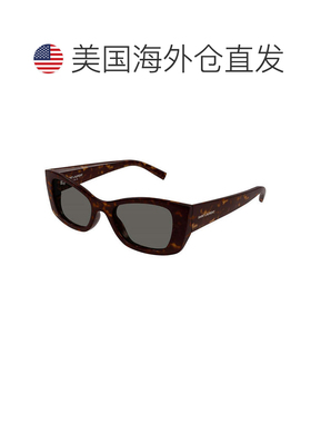 自营Saint Laurent Sunglasses Cat Eye Full Rim, Black Frame A