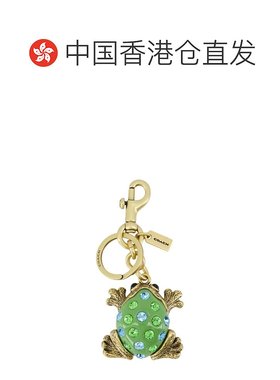香港直邮COACH 女士项链 CBH11B4EZ AW2025 绿色 青蛙包饰