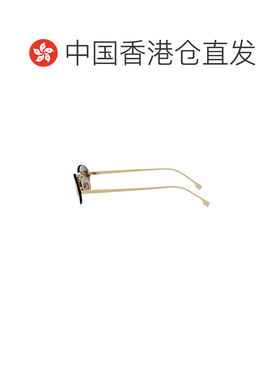 香港直邮FENDI 女士眼镜 FE4075US30Y SS2025 银色 椭圆形太阳镜