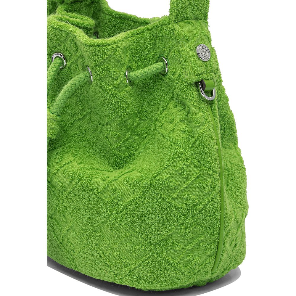 1h可退 TORY BURCH 女士斜挎包 169133300 AW2025 绿色 MINI TERR - 图2