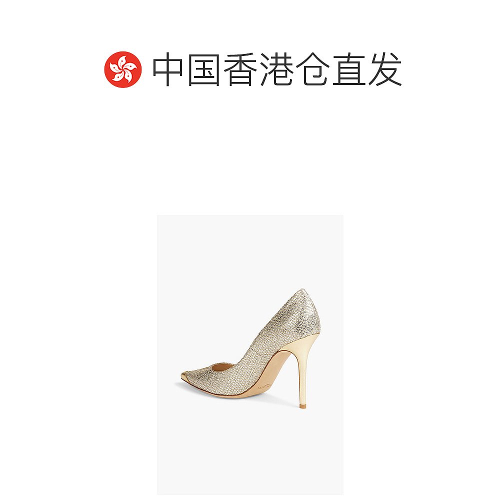 香港直邮潮奢 Jimmy Choo 女士Abel 亮片编织浅口鞋 - 图1