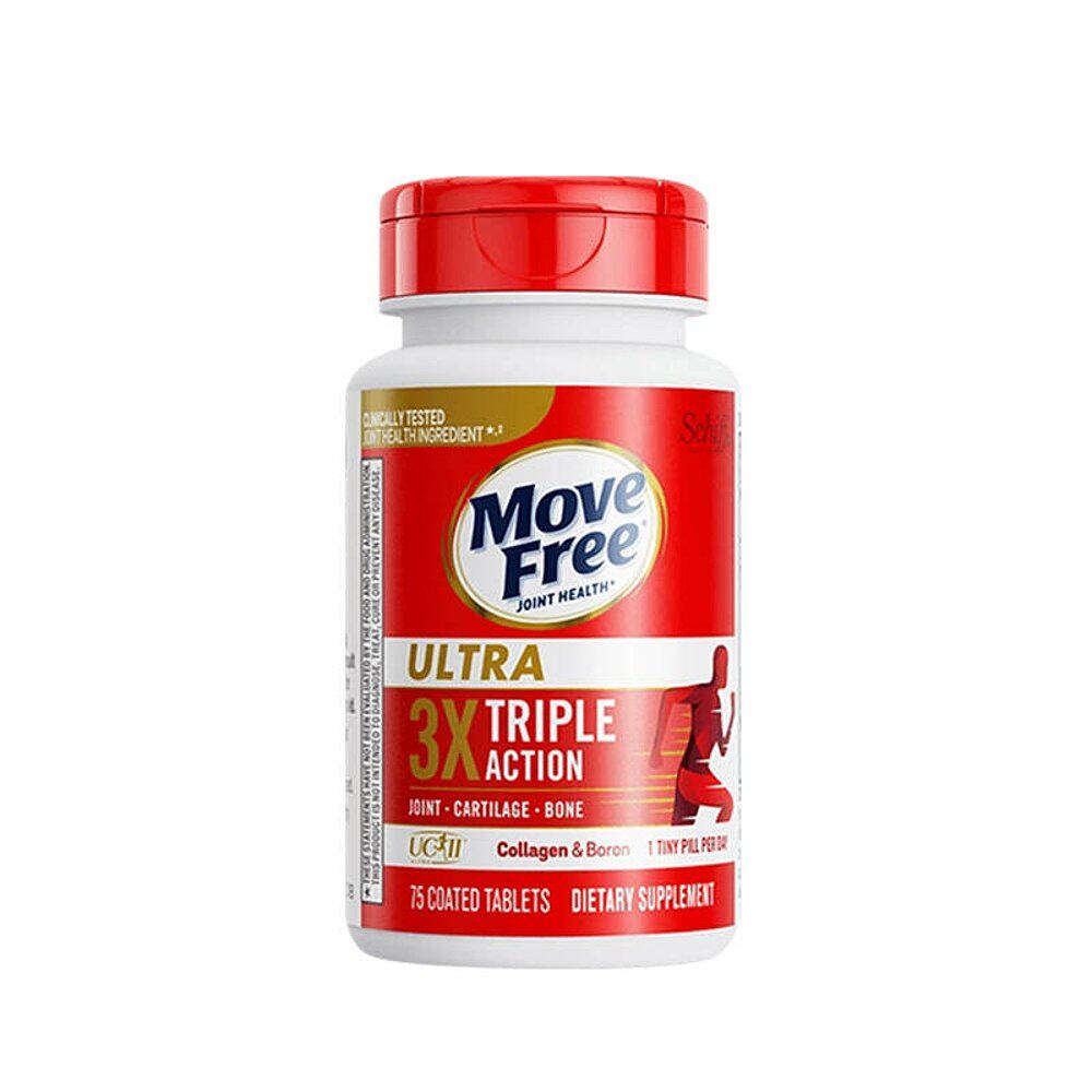 美国进口Move Free益节MF骨胶原白瓶滋润关节75粒软骨素修复氨糖,淘宝优惠券,粉丝福利购,淘宝优惠卷