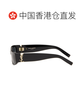1h可退 香港直邮Saint Laurent 圣罗兰 男士 黑色 SL M152 太阳镜