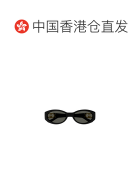 香港直邮GUCCI 女士眼镜 GG1662SA001 AW2024 黑色 几何框太阳镜