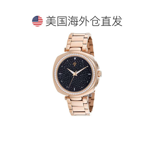 自营Christian Van Sant Women's Mirabella Black Round 40mm - - 图1
