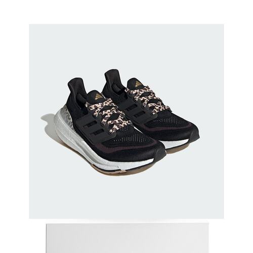 女式 adidas ULTRABOOST LIGHT W-核心黑色/核心黑色/魔法米色-图3