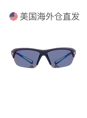 自营Nike Blue Mirror Wrap Unisex Sunglasses NIKE SKYLON ACE