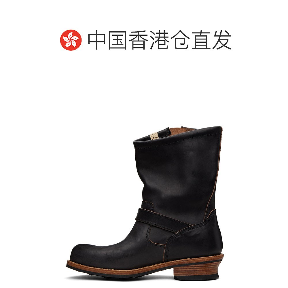 香港直邮潮奢 Visvim 维斯维木 男士 黑色 Landers 中筒靴 012320 - 图1