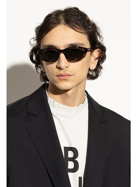 BALENCIAGA 男士眼镜 812651T00392960 SS2025 灰色