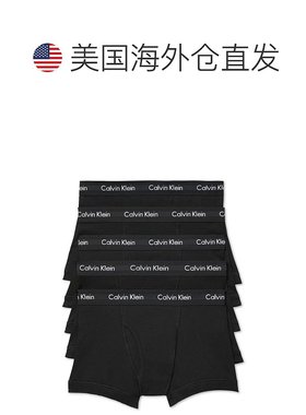 1h可退 【美国直邮】Calvin Klein|Men's 5-Pk.经典棉质平角裤