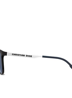 欧洲直邮Dior迪奥男女同款眼镜黑色个性矩形方框中号舒适墨镜百搭