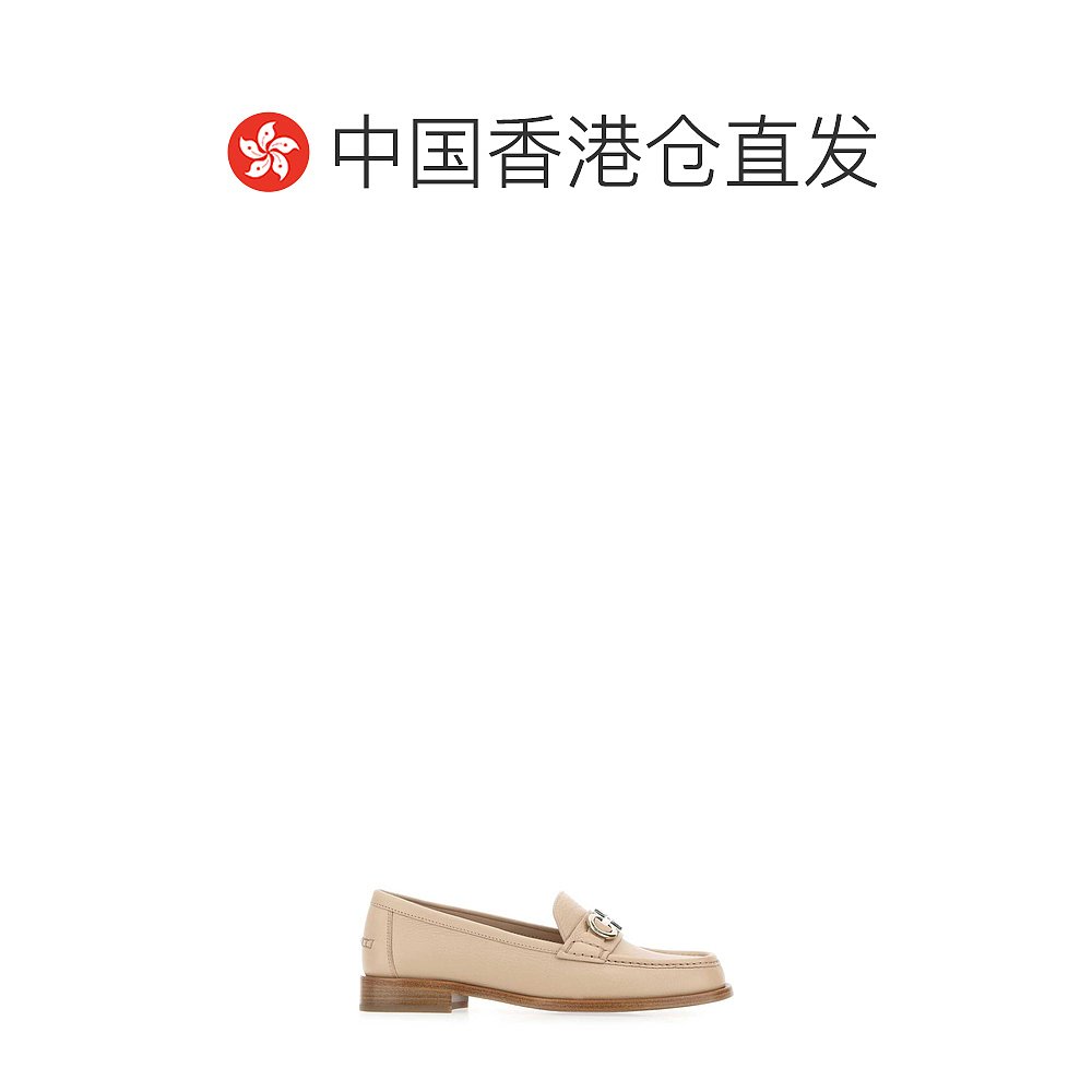 香港直邮SALVATORE FERRAGAMO 女士芭蕾乐福鞋 01E5667580751CPET - 图1