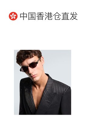 1h可退 香港直邮Celine 思琳 男士 Triomphe 01 金属椭圆形太阳眼