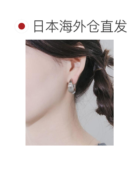 日本直邮官方授权 SMELLY 金属线条圆环耳夹耳环【付后1h可退】
