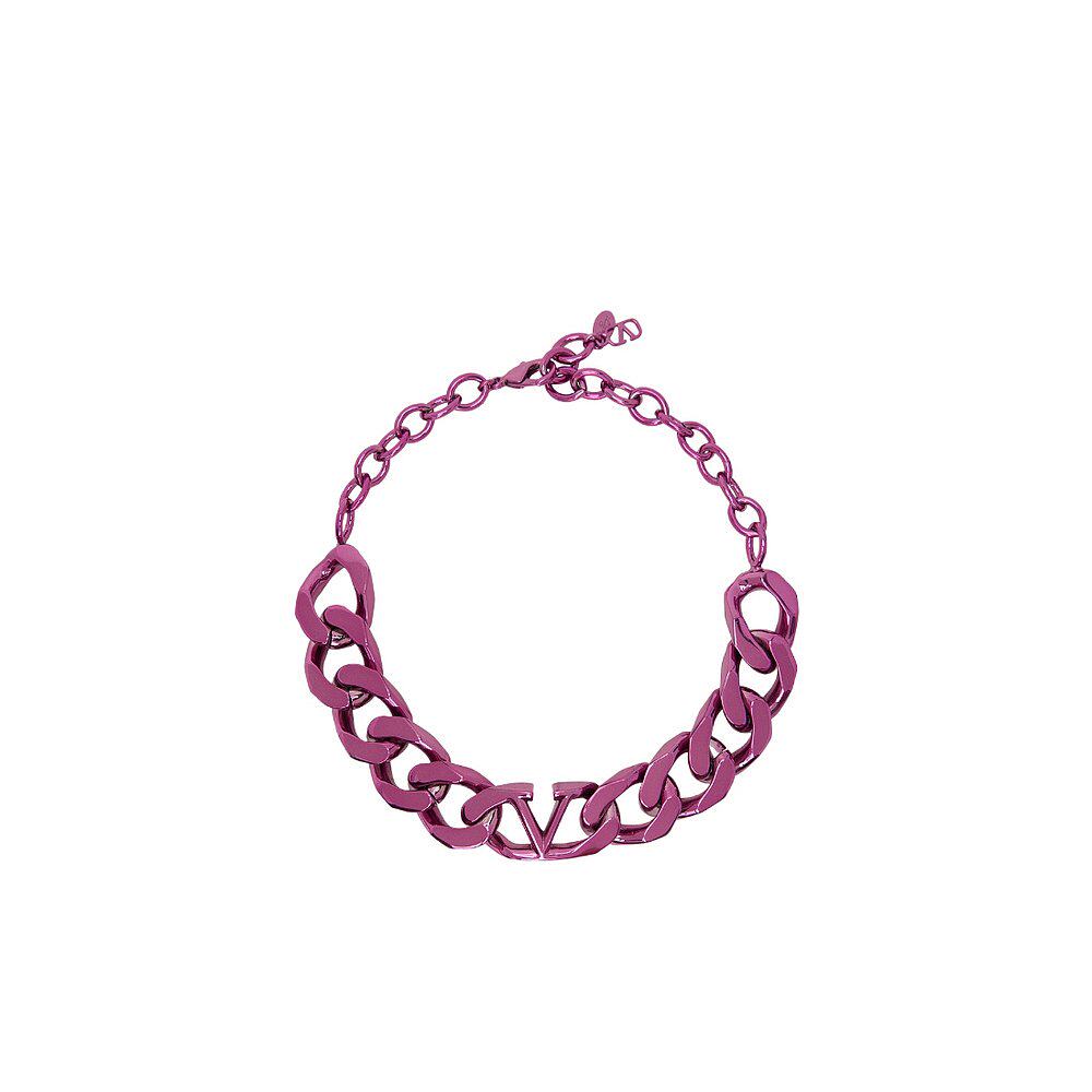 香港直邮VALENTINO 女士手链手镯 1W0J0Q32ZLQUWT AW2022 粉红色 - 图2