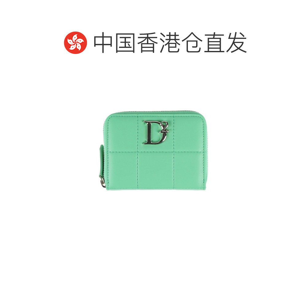 香港直邮潮奢 Dsquared2 二次方 女士 钱包 green绿色 舒适时尚,淘宝优惠券,粉丝福利购,淘宝优惠卷