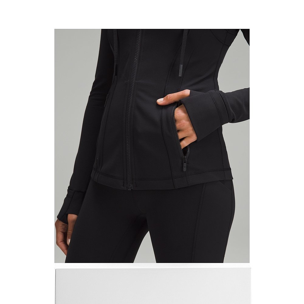 日潮跑腿lululemon Define女士运动连帽夹克 *Nulu™ 外套LW3HAWS - 图3