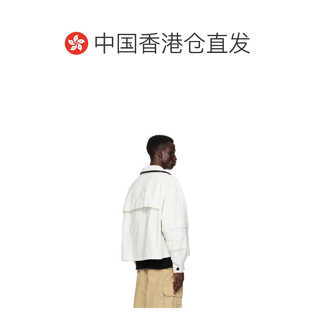 香港直邮潮奢 Junya Watanabe渡边淳弥男士白色 Stowaway Hood-图1