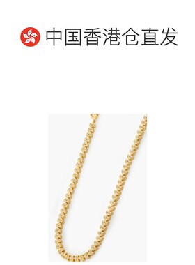1h可退 香港直邮潮奢 ZIMMERMANN 女士 12-karat 镀金水晶短项链
