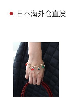 1h可退 日本直邮Three Four Time 女士圣诞主题 charm 手链 85780