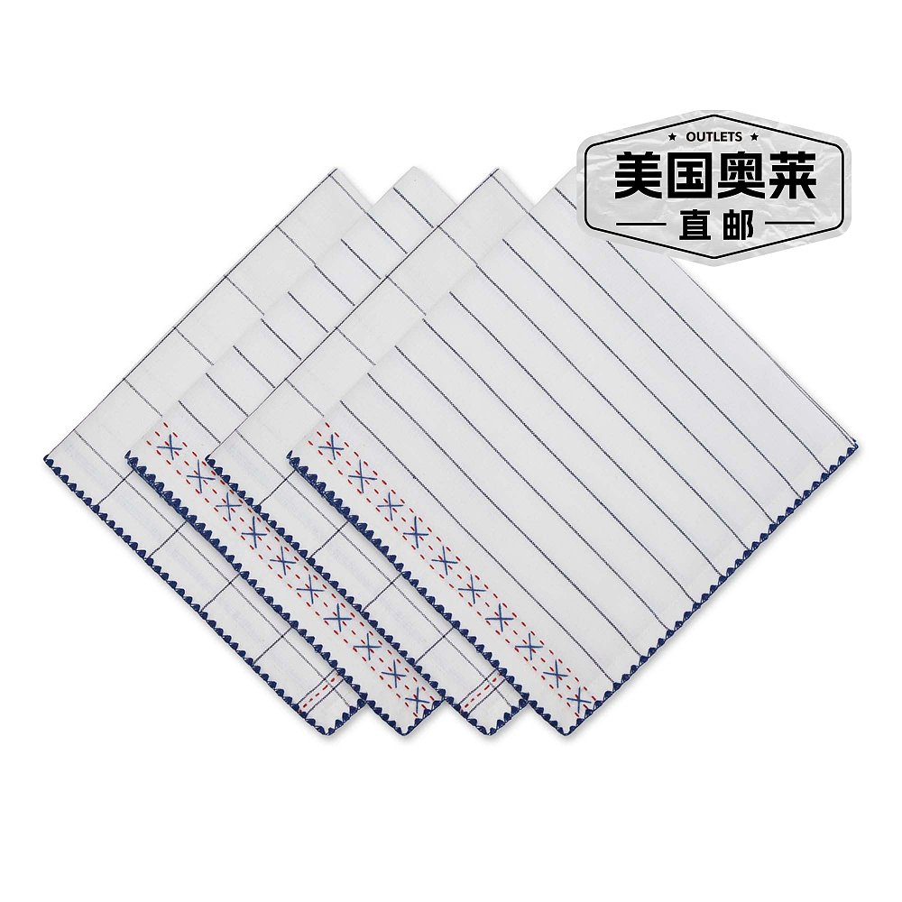 DII What's Cookin Napkin(Set of 4)- windowpane【美国奥莱-图0