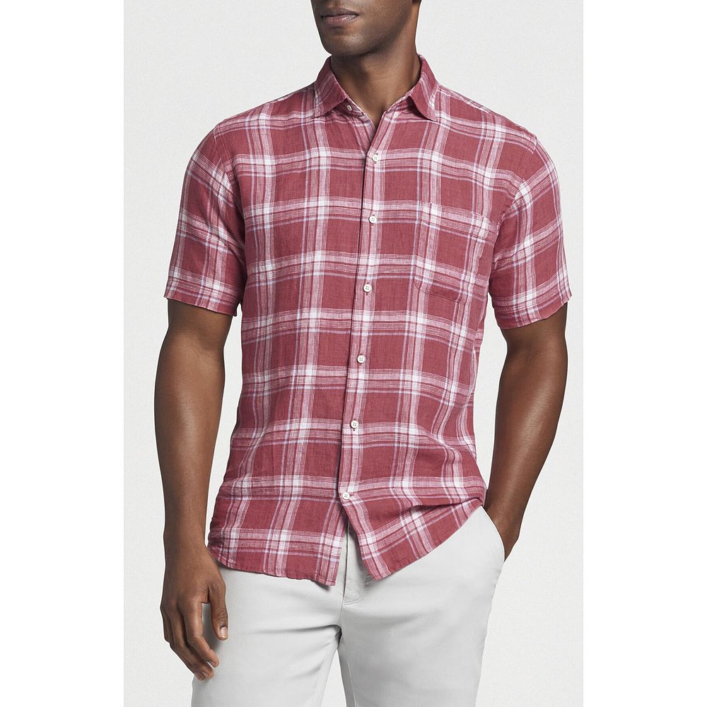 peter millarMen's North Shore Linen Sport Shirt In Fruit Pun-图2