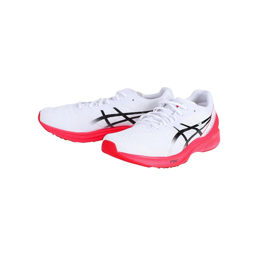 日潮跑腿asics亚瑟士 ASICS（男式）跑鞋 Tarcer RP 3白色粉色-图0