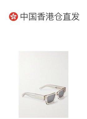 1h可退 香港直邮潮奢 Saint Laurent 圣罗兰 男士 矩形框醋纤太阳