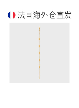 自营1h可退 欧洲直邮CELINE赛琳 女士棕色黄铜手链新款