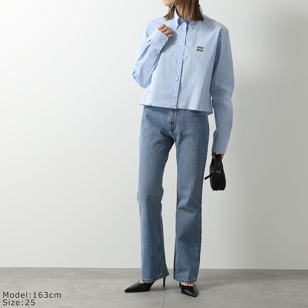日本直邮MIUMIU Jeans GWP482 13LE 女士牛仔长裤 牛仔裤 G 裤 - 图1