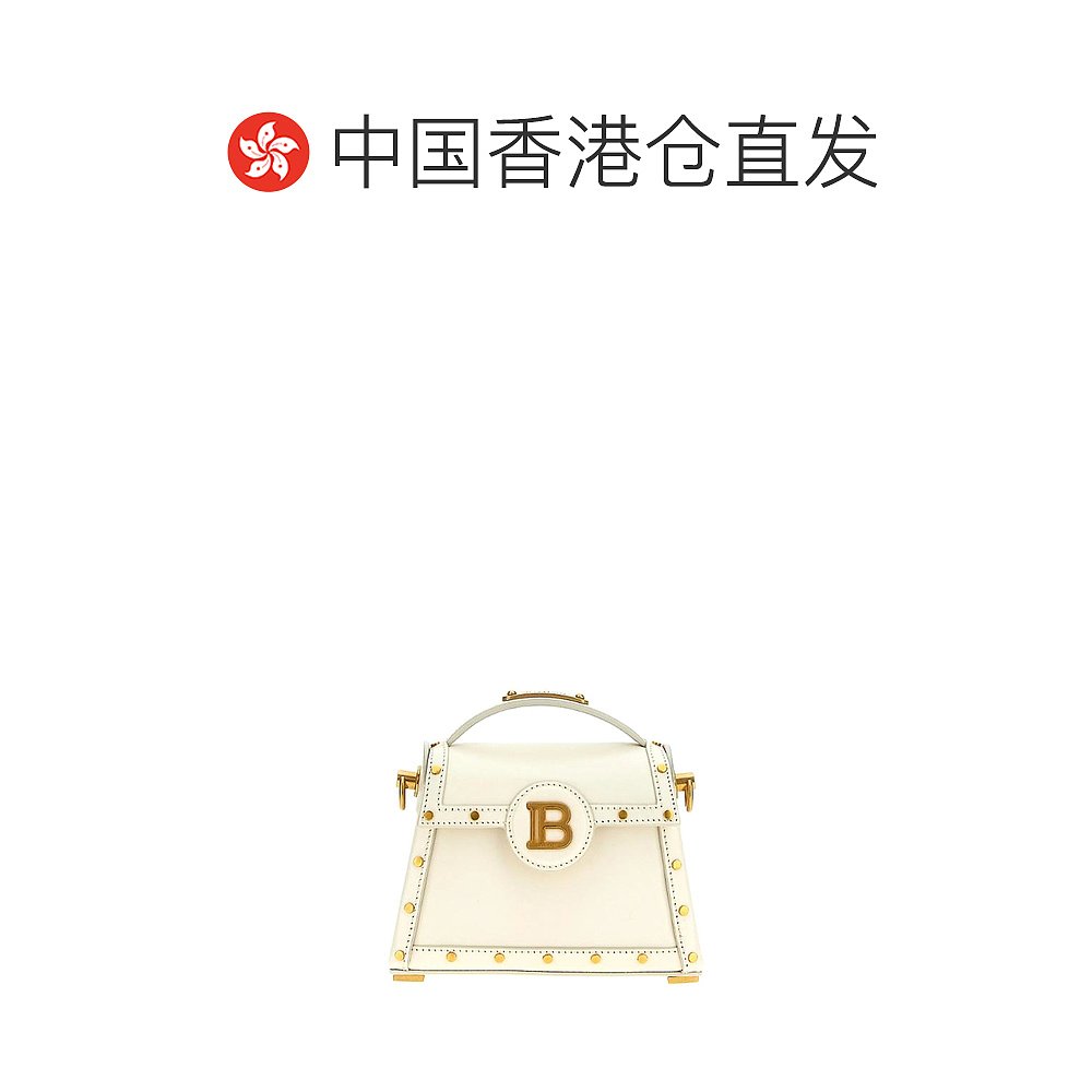 香港直邮BALMAIN 女士斜挎包 DN0DB910LRHX0DA AW2024 白色 - 图1