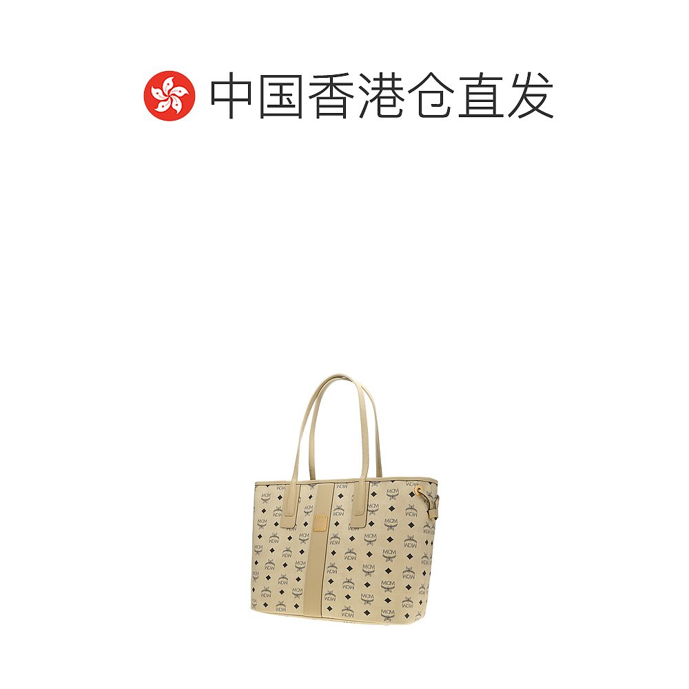 香港直邮MCM Liz VisetosPVC印花双面中号子母购物袋 MWPCSVI01C - 图1