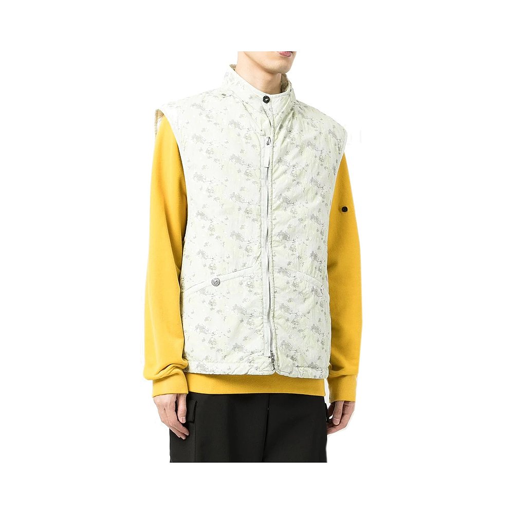 1h可退 香港直邮STONE ISLAND 男士马甲 7519G0107V1061GREEN AW2 - 图0
