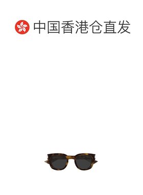 香港直邮SAINT LAURENT 男士太阳镜 SL838006 AW2025 棕色 椭圆形