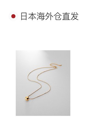 1h可退 日本直邮COCOSHNIK 女士银色中空球形项链 76731398999909