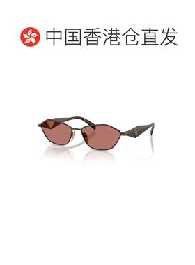 香港直邮PRADA 女士眼镜 PRD50S22J80W AW2026 粉红色 全框太阳镜