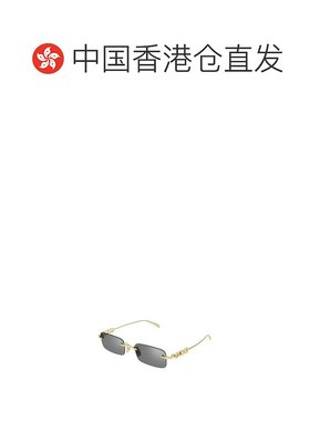 香港直邮GUCCI 男士眼镜 GG1808S003 SS2025 灰色 矩形太阳镜古驰